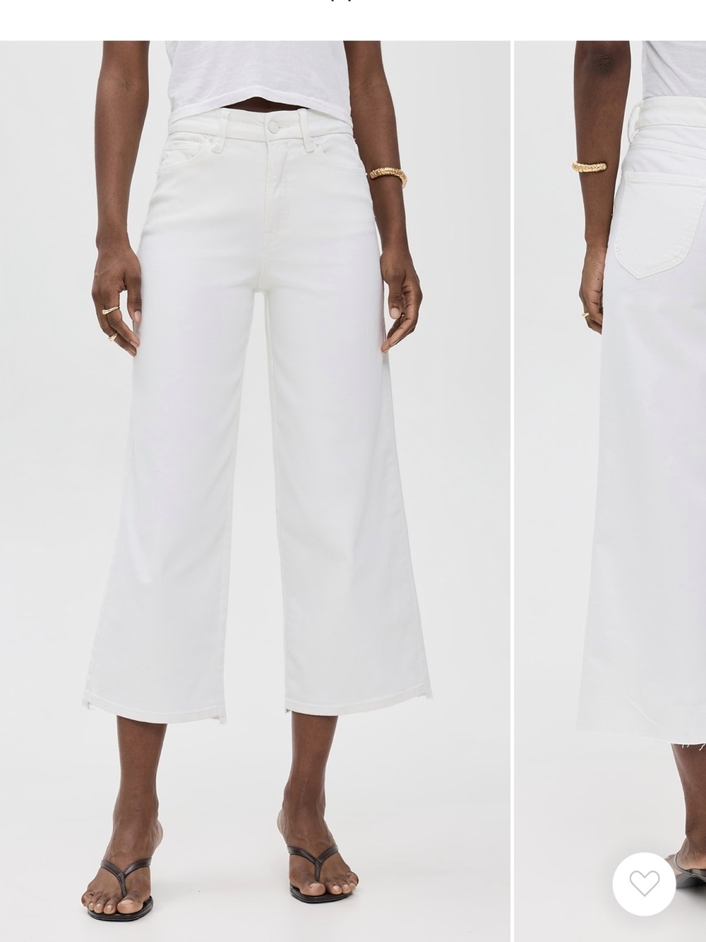 Good American
Good Waist Cropped Palazzo Jeans